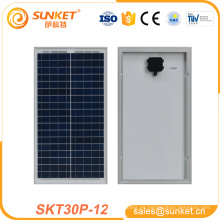 pequeño panel solar portátil de 30w para cargador de panel solar